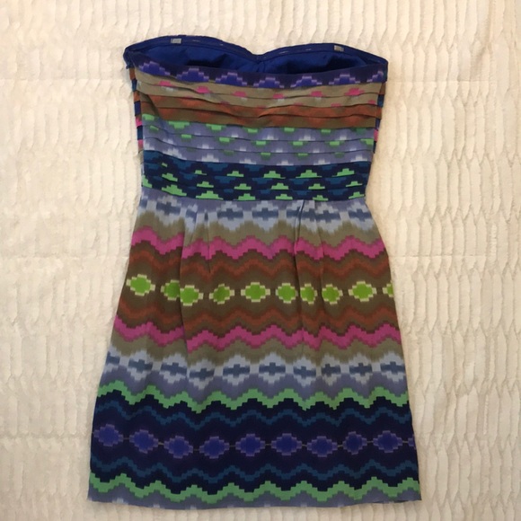 Charlie Jade strapless silk dress NWT - Picture 4 of 5